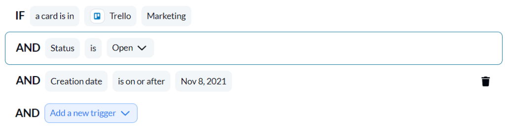 Configuring Asana Trello Integration - Setting Up Triggers